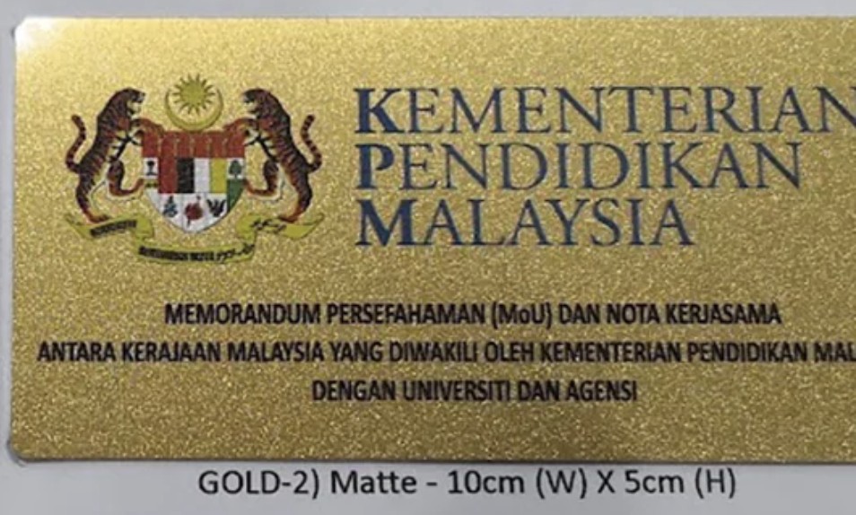 UV Printing on PLATE for KENTZAI Desk Pen Stand Signing Ceremony